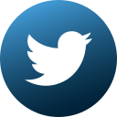 Circle,Colored,Gradient,Media,Social,Social media,Twitter